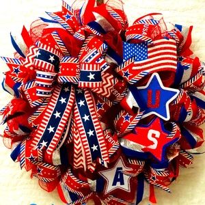 Fourth of July wreaths🇺🇸